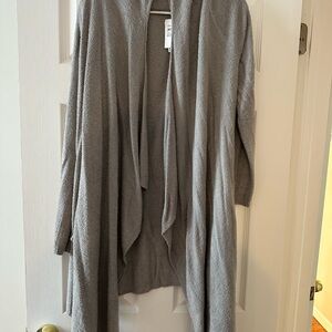 Barefoot Dreams Cozy Chic Lite Island Wrap Dove Gray L-XL NWT